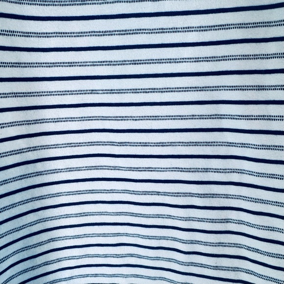 Liz Claiborne Woman Striped Knit Top | Size 3X | Navy & Ivory Long Sleeve - Picture 6 of 12